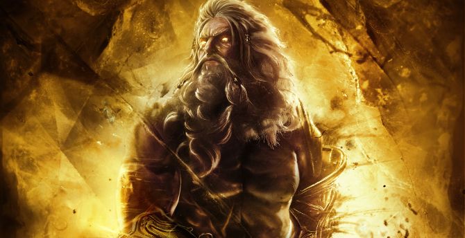 Zeus Warrior, God of War: Ascension, video game, 2022 wallpaper