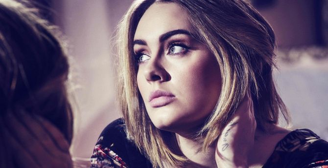 Adele, pretty singer, 2018 wallpaper