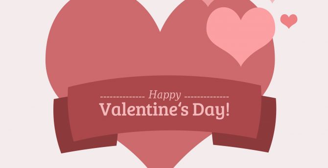 Valentines day, heart, digital art wallpaper