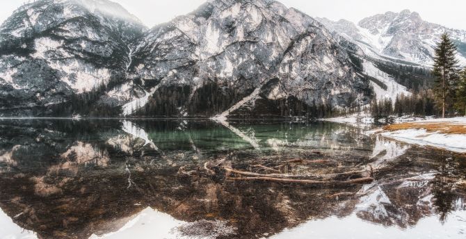 Lake, nature, reflections, beautiful, mountains wallpaper