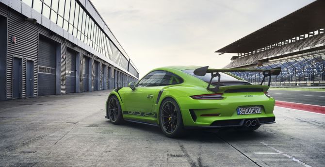 Limited Edition, Porsche 911 GT3 RS, 2018 car, rear wallpaper