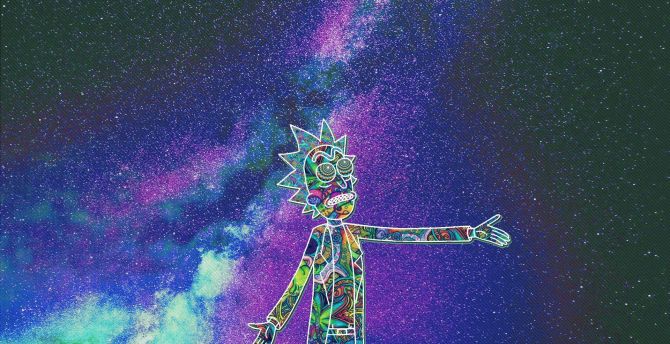 Rick and Morty melting trippy HD phone wallpaper  Peakpx