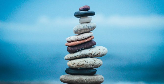 Zen, balanced, stones wallpaper