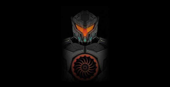 Halo's master chief, OLED minimal, 2024 wallpaper