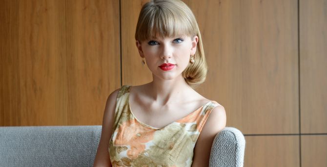 Beautiful woman, blonde, Taylor Swift wallpaper
