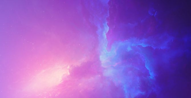 Spacescape, cosmos, clouds, nebula wallpaper