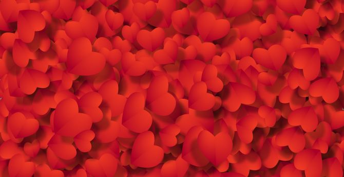 Wallpaper red hearts, shape, abstract, love desktop wallpaper, hd image,  picture, background, 3e5de8 | wallpapersmug