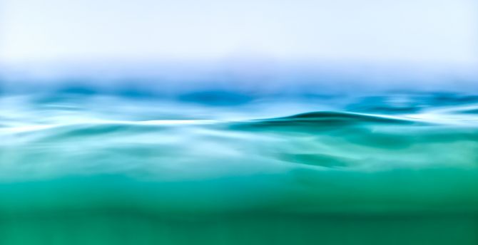 Water surface, blur, nature wallpaper