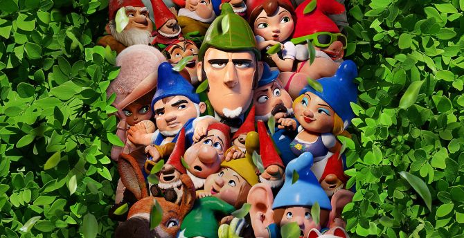 Sherlock Gnomes, animation movie, 2018 wallpaper