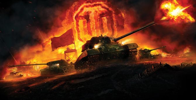 World of Tanks, video game, tanks wallpaper
