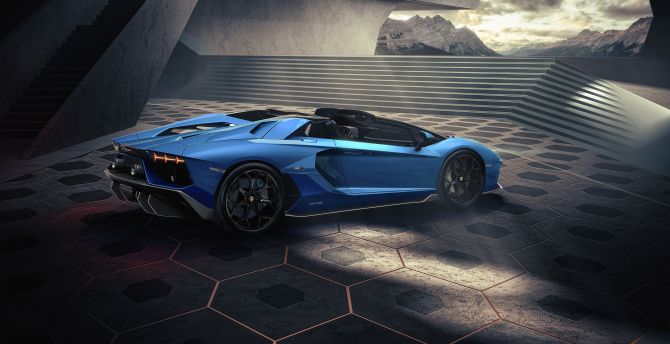 Lamborghini Aventador LP 780 4 Ultimaee Roadster, supercar wallpaper