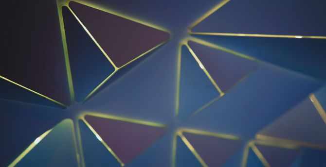 Triangles, neon, geometric pattern wallpaper
