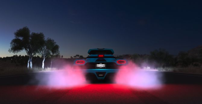 Rear, tail light, race car, Forza Horizon 3 wallpaper