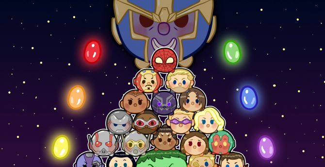 Avengers: infinity war, 2018 movie, fan artwork wallpaper