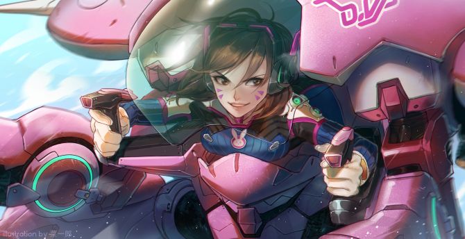 178 DVa Overwatch Phone Wallpapers  Mobile Abyss