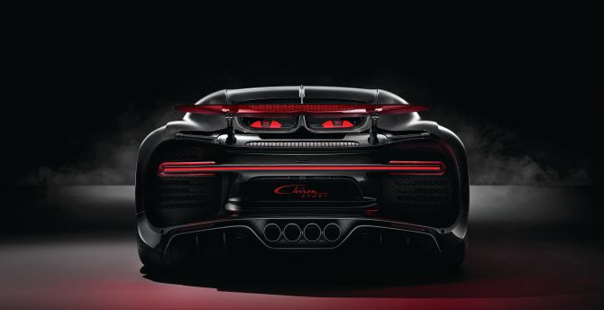 Bugatti Chiron Sport, 2018, taillights wallpaper