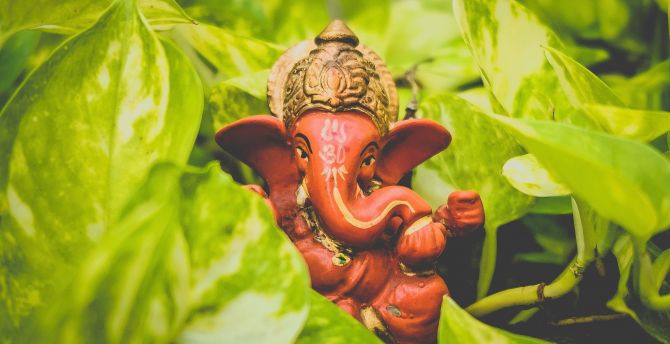 Wallpaper lord ganesh, religious, statue desktop wallpaper, hd image,  picture, background, 4bc63d | wallpapersmug