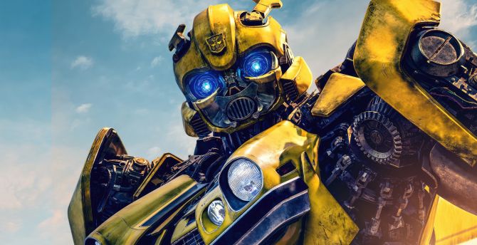 Bumblebee, transformers rise of the beasts poster wallpaper