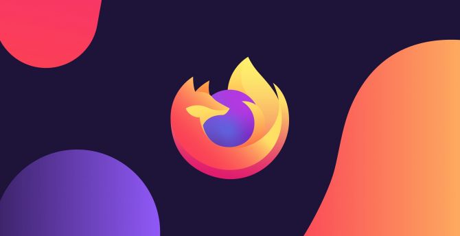 Firefox, material, colorful wallpaper