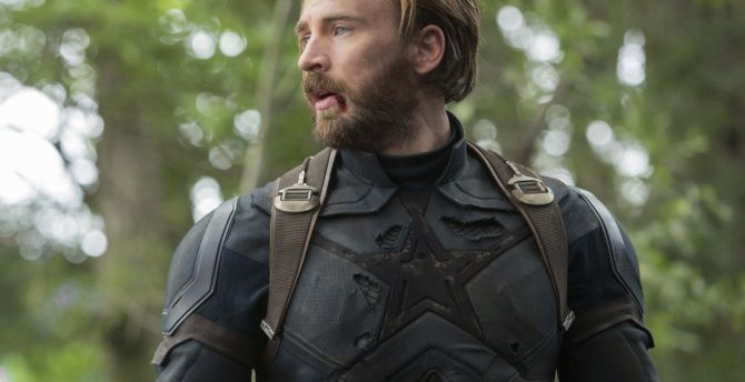 Captain America, Chris Evans, Avengers: infinity war, movie wallpaper