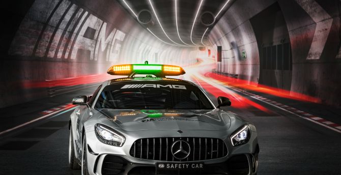 Mercedes-AMG GT R, F1 safety car, front wallpaper