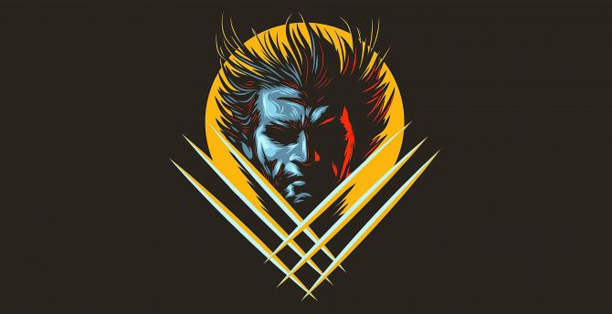 Wolverine, claws, x-men wallpaper