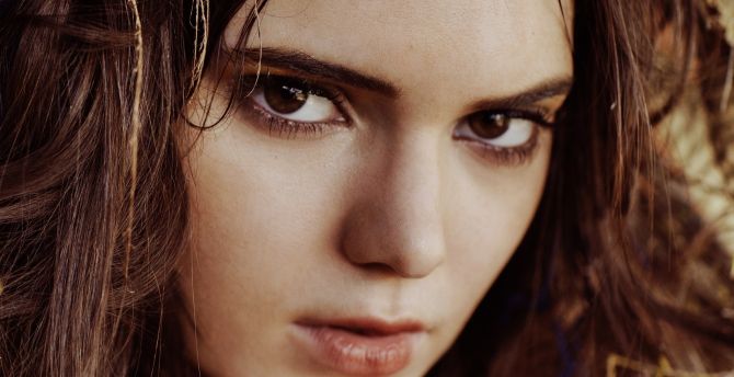Beautiful eyes, Kendall Jenner wallpaper