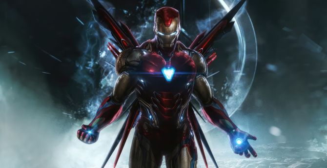 Tony Stark's new nano suit, 2023 wallpaper