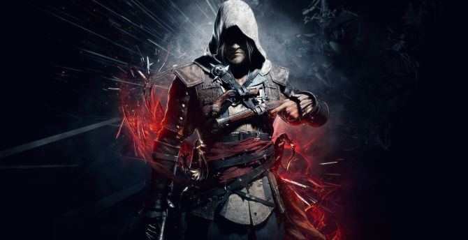 Assassin's Creed, fighter skin, game wallpaper