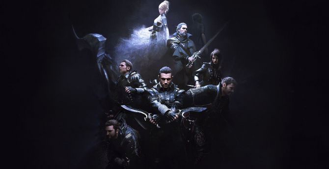 Final fantasy, video game, dark, warriors wallpaper