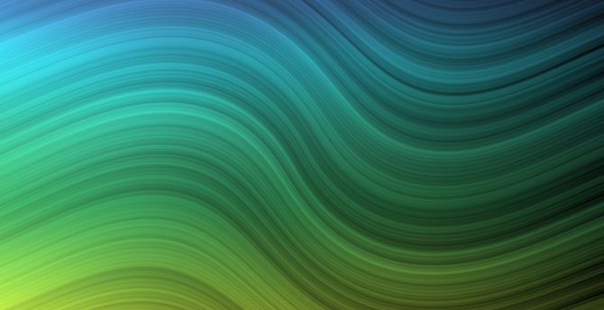 Waves, colorful, rainbow wallpaper