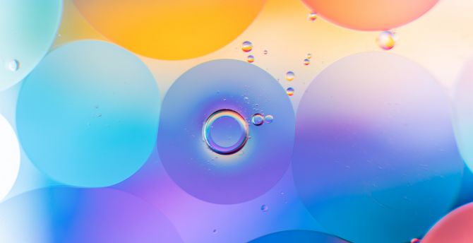 Colorful, bubbles, texture, abstract wallpaper