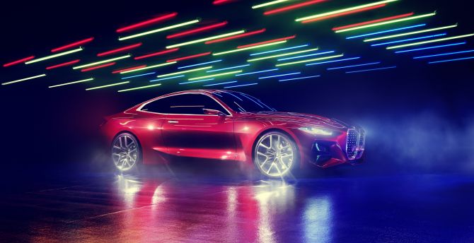 BMW Concept 4, luxurious car, 2019 wallpaper