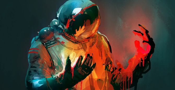 Astronaut, fantasy, 2019, art wallpaper