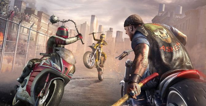 Bikers, Road Rage (PS4), video game wallpaper
