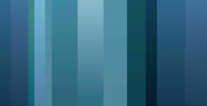 Colorful stripes, blue theme, abstract wallpaper