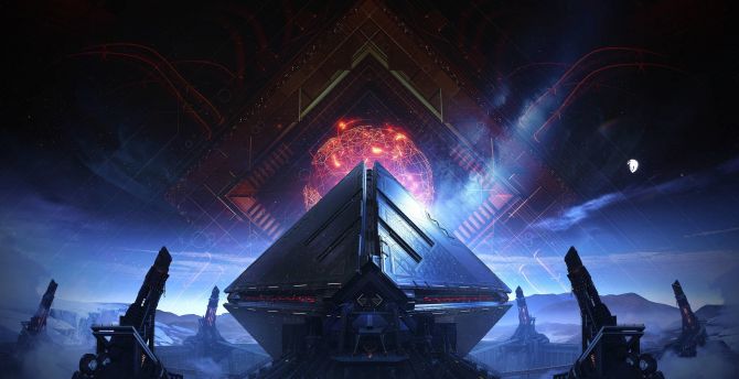 Destiny 2: Warmind, video game, pyramids wallpaper