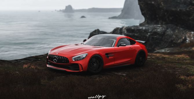 Mercedes-AMG GT R, off-road, Forza Horizon 4, video game wallpaper
