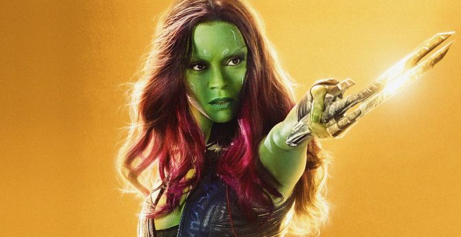 Gamora, marvel studio, Avengers: infinity war wallpaper