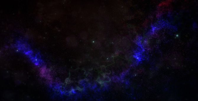 Astronomy, galaxy, clouds, space, dark, starry sky wallpaper