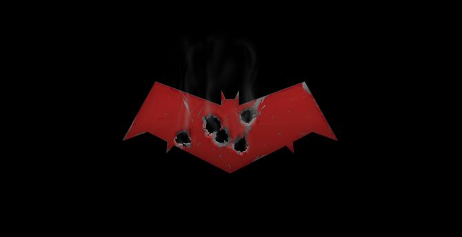 Red Hood vs Grifter: Blood Money, batman, Logo wallpaper