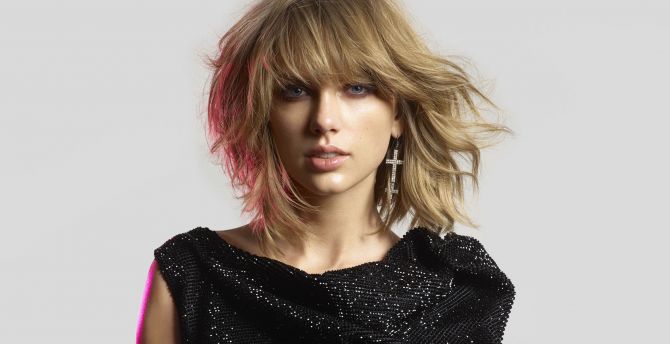 Beautiful, Taylor Swift, dark dress wallpaper