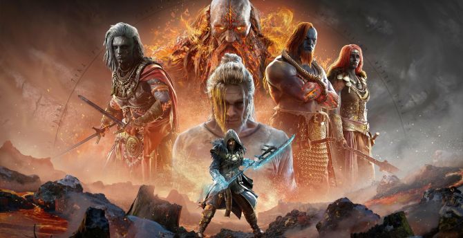 Game poster, Assassin's Creed Valhalla: Dawn of Ragnarok, 2022 wallpaper