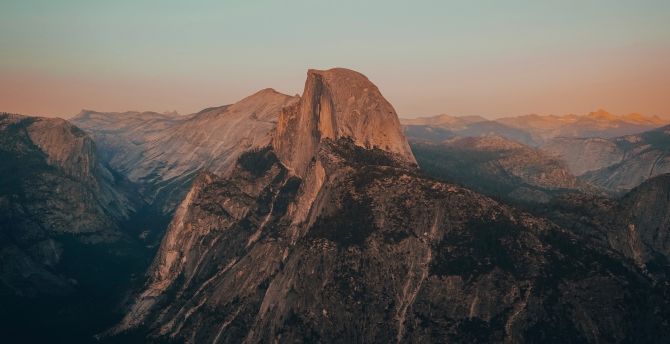 Half Dome, Yosemite valley, nature wallpaper