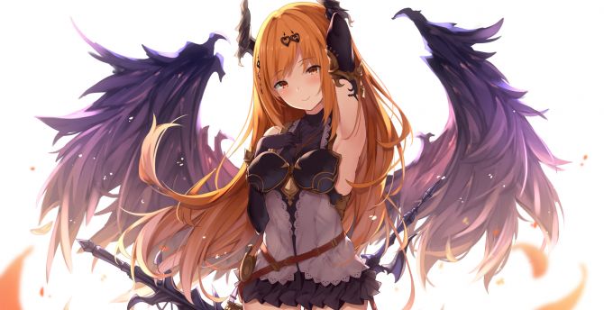Dark angel olivia, Granblue Fantasy, anime girl wallpaper
