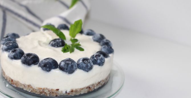 Cake, baking, blueberry wallpaper