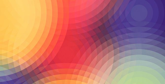Circles, colorful, multicolor, Nexus 7, stock wallpaper