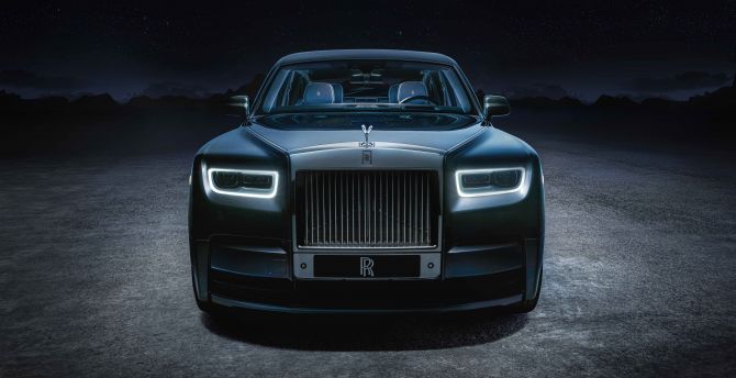 Rolls-Royce Phantom EWB Tempus Collection 2021, front-view wallpaper