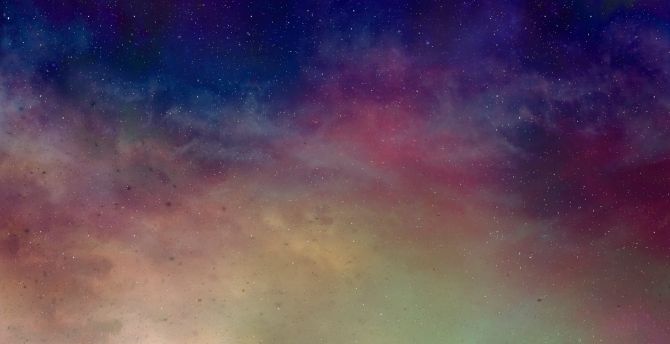 Nebula, cloud, sky, colorful wallpaper
