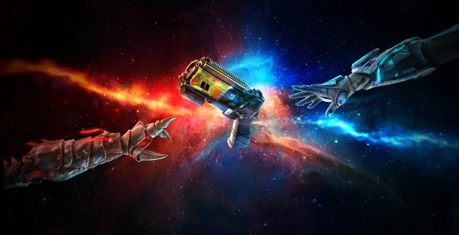 Game, video game, gun, Space Junkies wallpaper